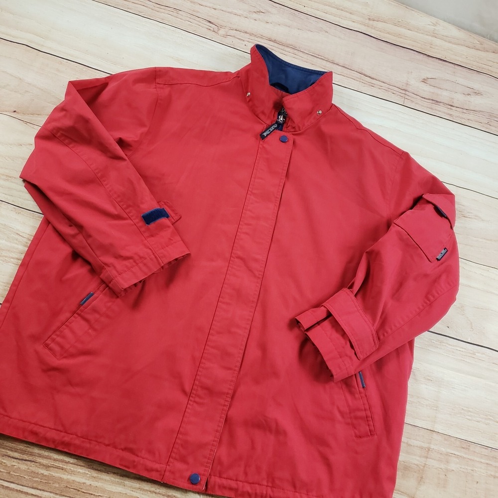 VINTAGE Pacific Trail Jacket Men Extra Large Red Outdoor Parka Coat Hiking Adult - Picture 2 of 13